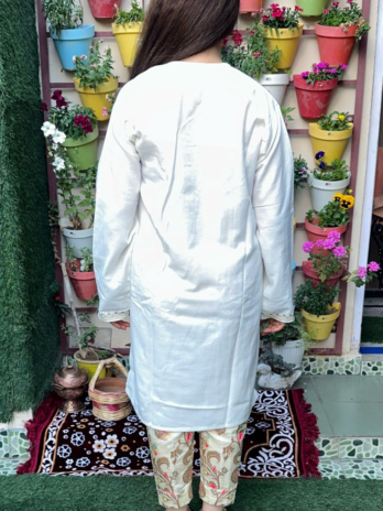 Kashmilon Wool Stiched Aari Work Kurti